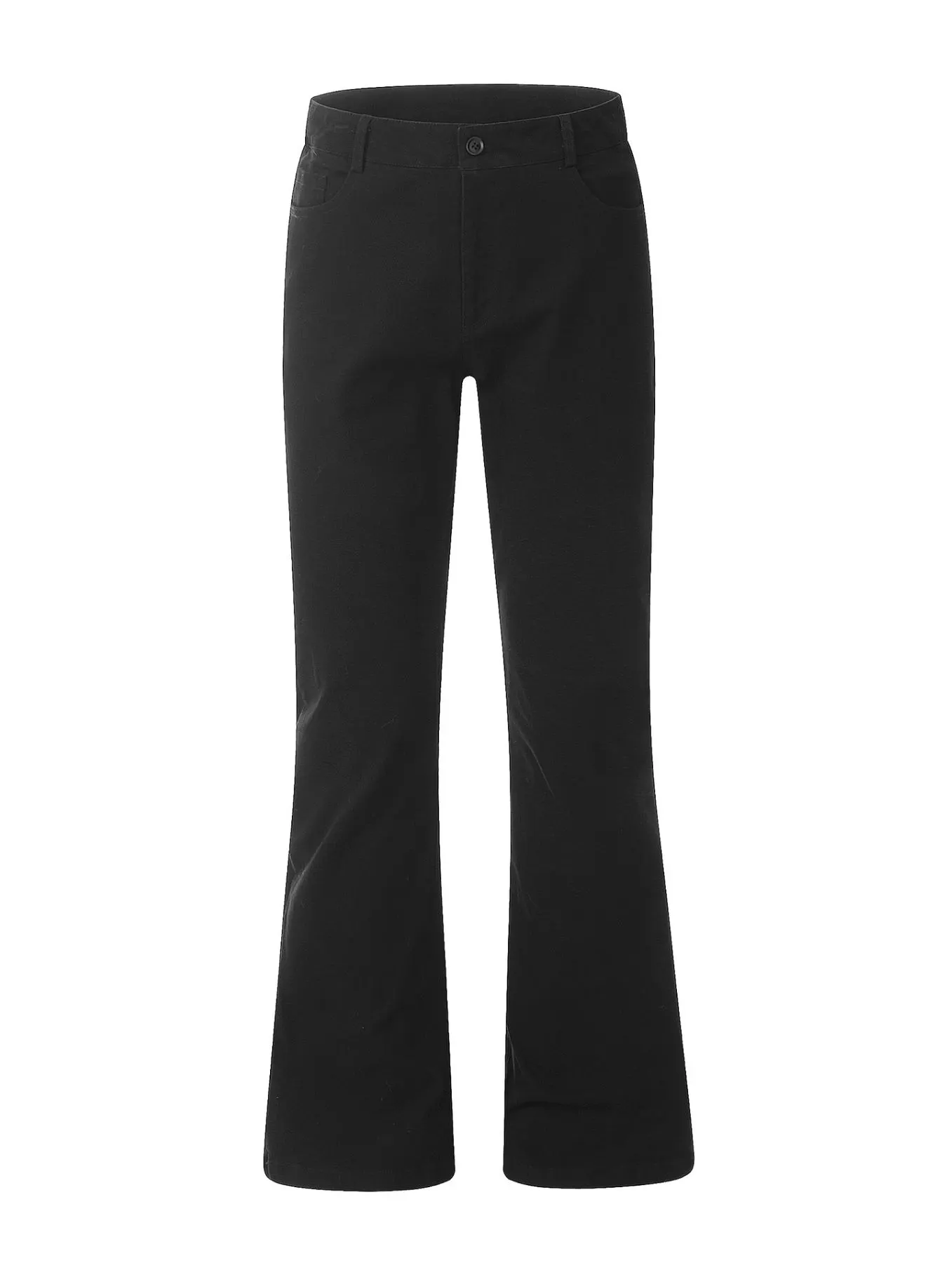 Men's High-Waisted Slim-Fit Flared Pants
